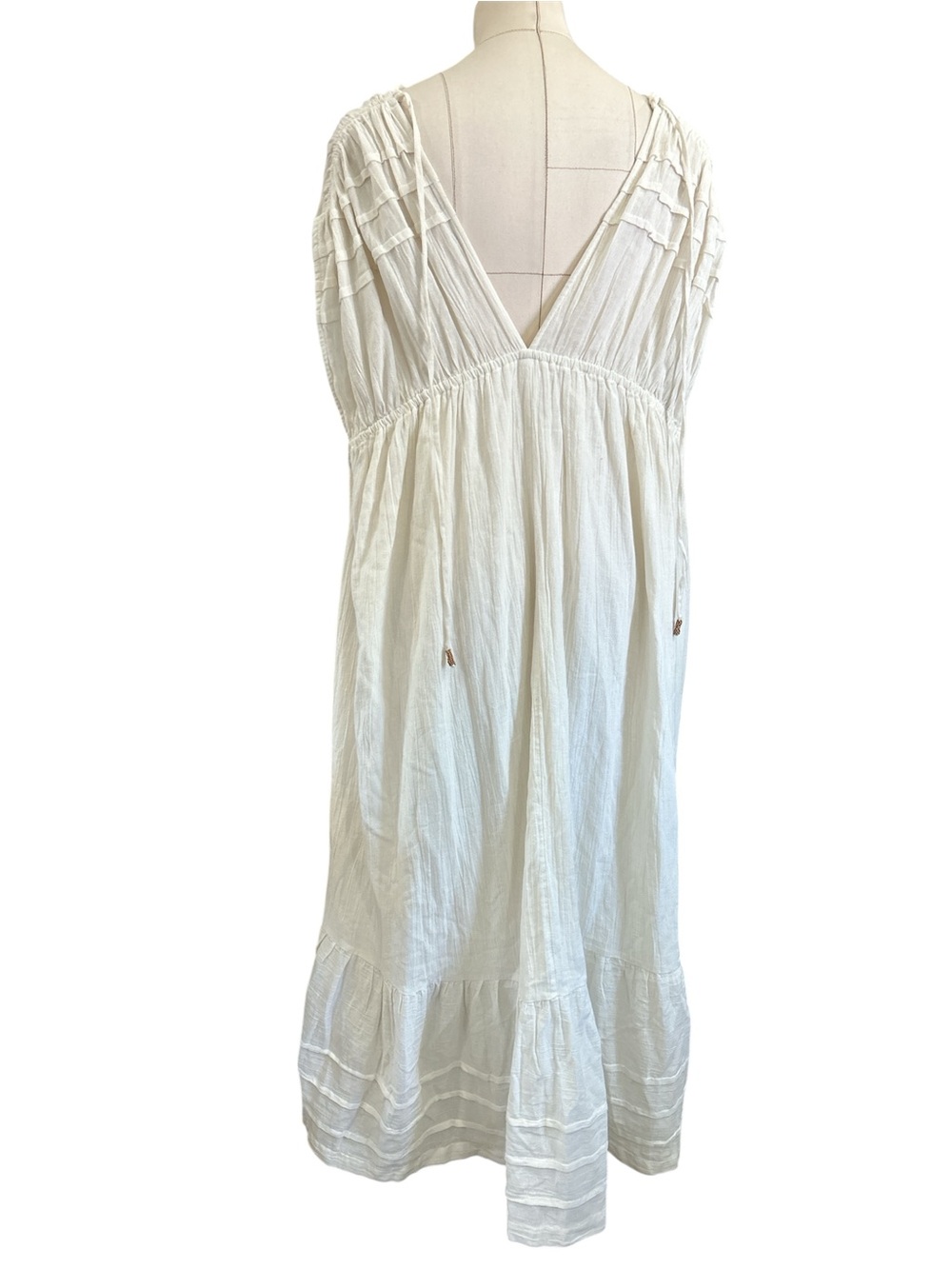 Free People In The Mood for This bohemian cotton midi dress Size Medium - Picture 5 of 10